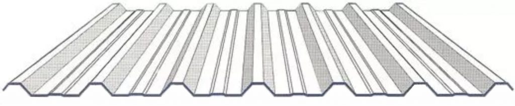 tipos de telhas metálicas trapezoidal